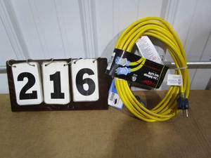 lot 216 image: Century ProStar 25 ft Extension cord