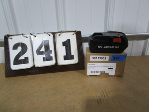 lot 241 image: Power Up Replacement Battery - Rigid Compatible