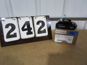 lot 242 image: Power UP Replacement Battery - Compatible with Makita Tools