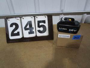 lot 245 image: Power Up Replacement Battery - Compatible with Makita Tools