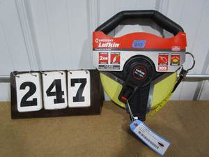 lot 247 image: Crescent Lufkin 300 ft Fiberglass Tape Measure