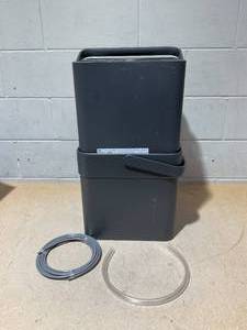 Midea 50 pt. Cube Dehumidifier with Pump up to 4,500 sq. ft. Most Efficient for Basement or Bedroom in Gray