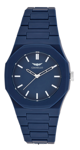 lot 85 image: Gianello Mens Metropolitan 40 Polycarbonate Link Watch Navy