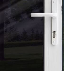 lot 275 image: Gila Privacy Control Black Window Film Daytime Privacy Peel & Cling Covers 1 Large Window 3ftx6.5ft