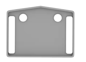 lot 284 image: Bluestone Walker Tray with 2 Cup Holders in Gray