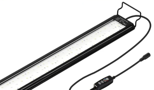 lot 290 image: Tatub 16W LED Aquarium Light for 24-30 Fish Tank, Full Spectrum Fish Tank Light with White Blue Red Green LEDs, 10 Levels of Brightness,Timer Auto OnOff