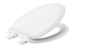 lot 293 image: American Standard 5503A00B.020 Slow Elongated Closed Front Toilet Seat, White