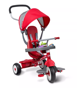 lot 407 image: Radio Flyer 4-in-1 Stroll N Trike (Maybe Missing Hardware. Maybe Missing Parts or Pieces)