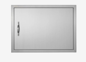 lot 464 image: VEVOR BBQ Access Door, 27W x 20H Inch Single Outdoor Kitchen Door, Stainless Steel Flush Mount Door, Wall Vertical Door with Handle, for BBQ Island, Grilling Station, Outside Cabinet