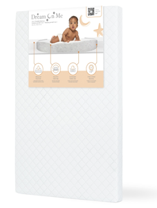 lot 465 image: Dream On Me Holly 3 inch Fiber PortableMini Crib Mattress