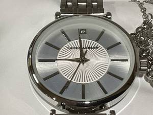 lot 92 image: Laura Ashley Womens Watch set Lotus bracelets Gift Set Silver 5pc