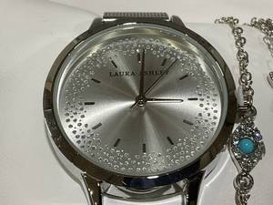 lot 97 image: Laura Ashley Womens Watch set Silver 5pc