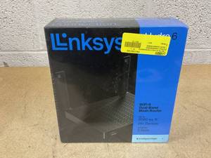 lot 152 image: Linksys MR20EC (MR2000)  Dual-Band Mesh WiFi 6 Router  3.0 (AX3000) Speeds  Connect 25 Devices  2,000 Sq Ft Coverage