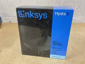 lot 153 image: Linksys MR20EC (MR2000)  Dual-Band Mesh WiFi 6 Router  3.0 (AX3000) Speeds  Connect 25 Devices  2,000 Sq Ft Coverage