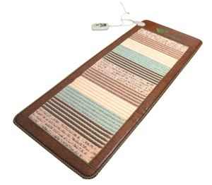 lot 2 image: PHYMAT Far Infrared Heating Pad for Back - Infrared Mat Full Body - Amethyst Mat - Bio Crystal Mat - 5 Color Natural Gemstones Heating Pad with Overheat Protection and Auto Off Function(67x27)