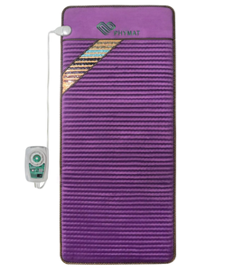 lot 3 image: PHYMAT Far Infrared Amethyst Heating Pad (70x31)- 5 Color Natural Crystal Heating Mat - Amethyst Full Body Infrared Mat - Bio Amethyst Mat with Auto Shut Off - Overheat Protection,Smart Control