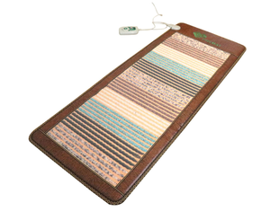 lot 30 image: PHYMAT Far Infrared Heating Pad for Back - Infrared Mat Full Body - Amethyst Mat - Bio Crystal Mat - 5 Color Natural Gemstones Heating Pad with Overheat Protection and Auto Off Function(67x27)