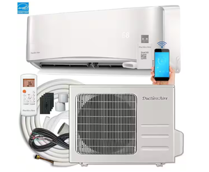 lot 34 image: DuctlessAire 23.1 SEER 12,000 BTU 1 Ton Wi-Fi Ductless Mini Split Air Conditioner and Heat Pump Variable Speed Inverter - 220V60Hz