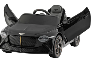 lot 60 image: Costway 12V Powered Car Kids Ride-on Racer Car Licensed Bentley Bacalar-Black