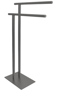 lot 113 image: Kingston Brass SCC6035 Edenscape Freestanding Towel-Rack, Oil Rubbed Bronze