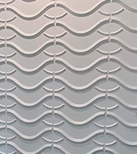 lot 492 image: LOT OF 2 Art3d Decorative 3D Wall Panels in Modern Wall Design, 19.7x19.7 Matt White (2-12 Packs)