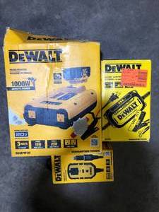 lot 65 image: Lot of assorted Dewalt power stations various models and conditions see pictures
