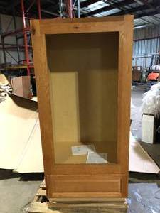 lot 12 image: Oven Cabinet & Dep Bridge Cabinet Customer Returns See Pictures