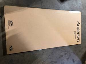 lot 20 image: Andersen 70-12 in. x 79-12 in. 200 Series White Left-Hand Perma-Shield Gliding Patio Door customer return see pictures