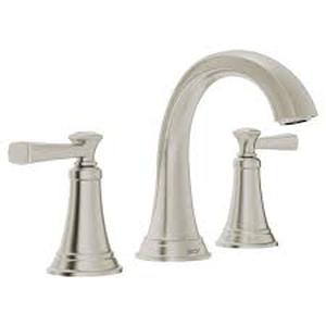 lot 16 image: American Standard Rumson 8 in. Widespread 2-Handle Bathroom Faucet in Brushed Nickel customer Return see pictures