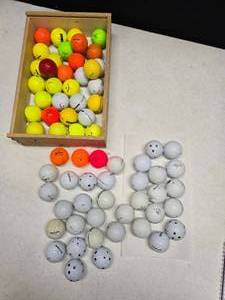 lot 1 image: 68 Golf Balls