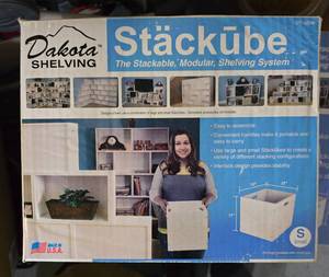 lot 48 image: Stackube- closet organizer Size small- new in box