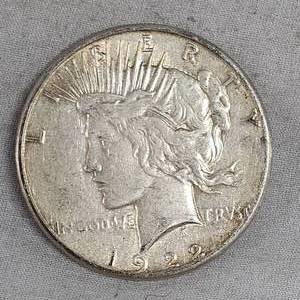 lot 82 image: 1922 Peace $1