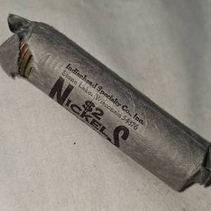 lot 35 image: Unsearched Roll Buffalo Nickels