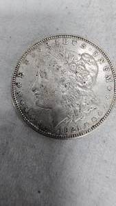 1921 D Morgan $1