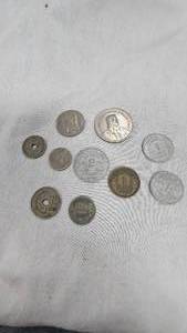 lot 9 image: Assorted Francs (10)