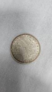 lot 15 image: 1921 D Morgan $1