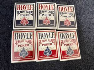 lot 337 image: 6 Packs of Hoyle Poker Cards - Nevada Finish