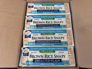 lot 133 image: 12 Packs Of Organix Brown Rice Snaps