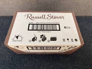 lot 134 image: Box Of Russel Stover Milk Choclate Pecan Delights