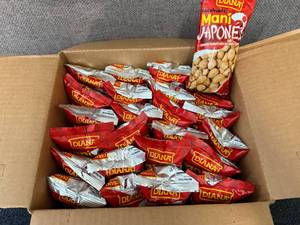 lot 141 image: 24 Bags Of Diana Mani Japones Roasted Peanuts