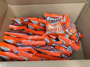 lot 149 image: 20 Bags Of Toms Hot Pork Skins