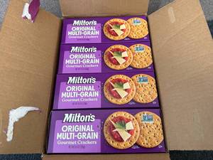 lot 150 image: 12 Boxes Of Miltons Multi-Grain Crackers