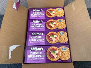 lot 152 image: 12 Boxes Of Miltons Multi-Grain Crackers