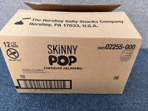 lot 155 image: 12 Bags Of Skinny Pop Cheddar Jalepeno Popcorn