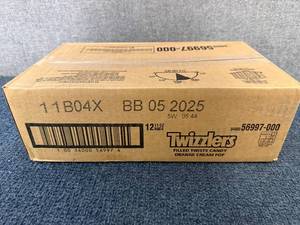 lot 166 image: 12 Bags Of Twizzler Orange Cream Twists