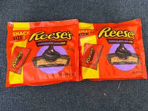 lot 173 image: 2 Bags Of ReeseS Chocolate Lava Cups