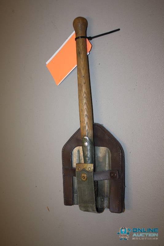 lot 164 image: Folding Military Shovel.