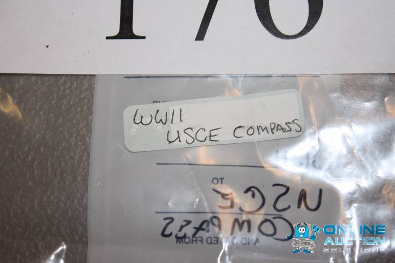 lot 176 image: WWII USCE Compass.