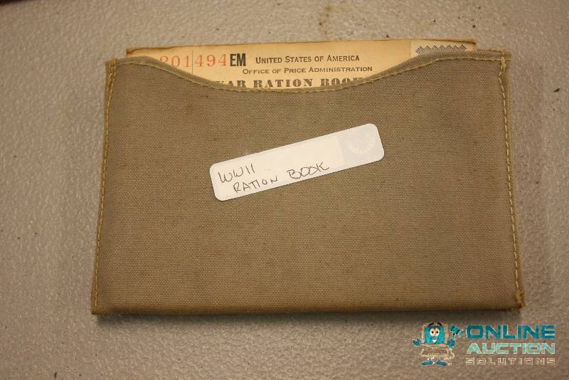 lot 190 image: Vintage WWII War Ration Book United States Book Four Office of Price Administration.