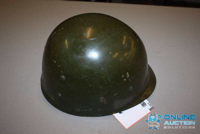 lot 132 image: Military Helmet.